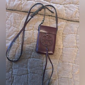 Tory Burch Maroon Crossbody